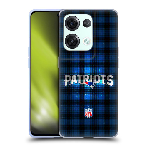 NFL New England Patriots Artwork LED Soft Gel Case for OPPO Reno8 Pro