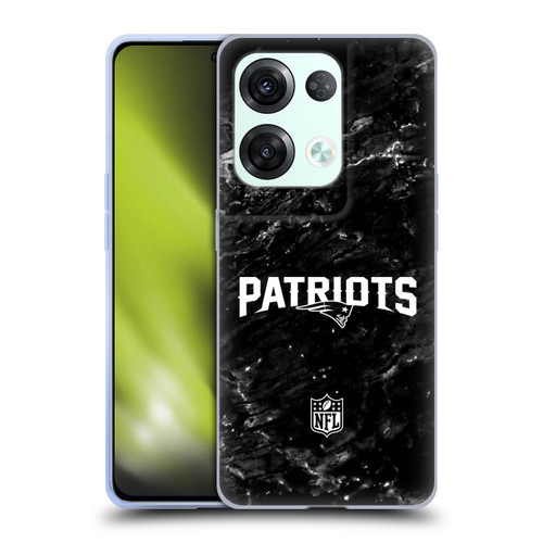 NFL New England Patriots Artwork Marble Soft Gel Case for OPPO Reno8 Pro
