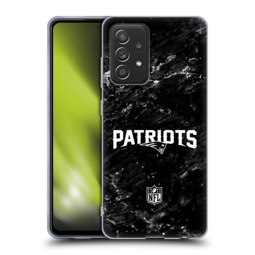 NFL New England Patriots Artwork Marble Soft Gel Case for Samsung Galaxy A52 / A52s / 5G (2021)