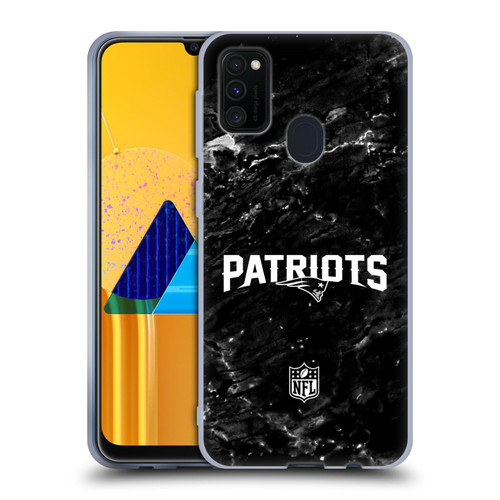NFL New England Patriots Artwork Marble Soft Gel Case for Samsung Galaxy M30s (2019)/M21 (2020)
