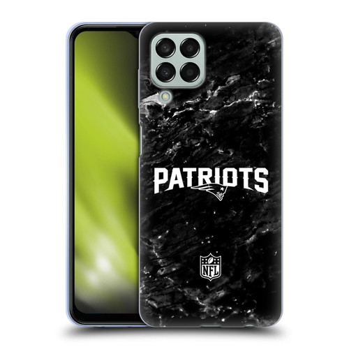 NFL New England Patriots Artwork Marble Soft Gel Case for Samsung Galaxy M33 (2022)