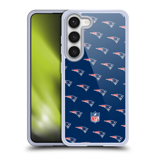 NFL New England Patriots Artwork Patterns Soft Gel Case for Samsung Galaxy S23 5G