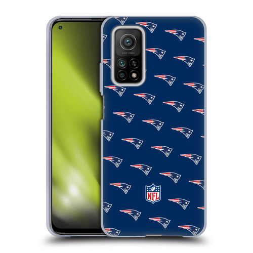 NFL New England Patriots Artwork Patterns Soft Gel Case for Xiaomi Mi 10T 5G