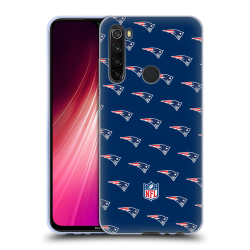 NFL New England Patriots Artwork Patterns Soft Gel Case for Xiaomi Redmi Note 8T