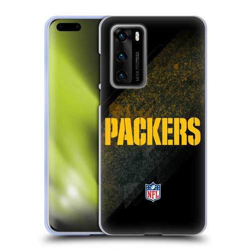 NFL Green Bay Packers Logo Blur Soft Gel Case for Huawei P40 5G