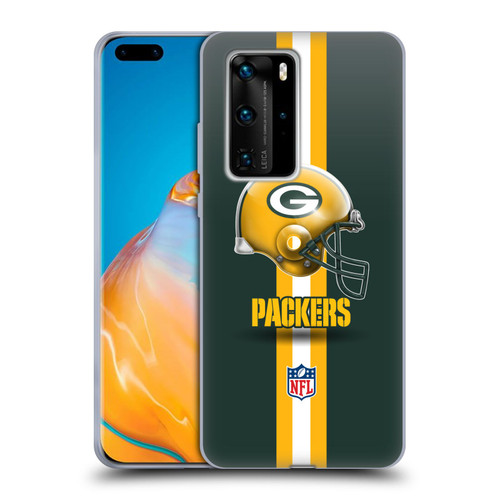 NFL Green Bay Packers Logo Helmet Soft Gel Case for Huawei P40 Pro / P40 Pro Plus 5G