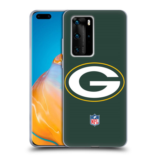 NFL Green Bay Packers Logo Plain Soft Gel Case for Huawei P40 Pro / P40 Pro Plus 5G