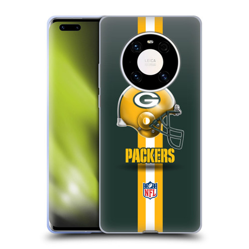 NFL Green Bay Packers Logo Helmet Soft Gel Case for Huawei Mate 40 Pro 5G