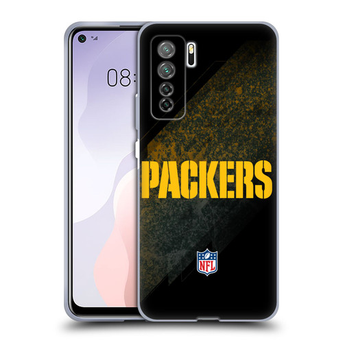 NFL Green Bay Packers Logo Blur Soft Gel Case for Huawei Nova 7 SE/P40 Lite 5G