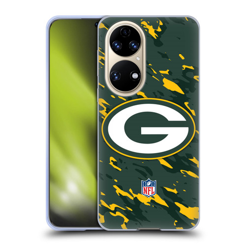 NFL Green Bay Packers Logo Camou Soft Gel Case for Huawei P50