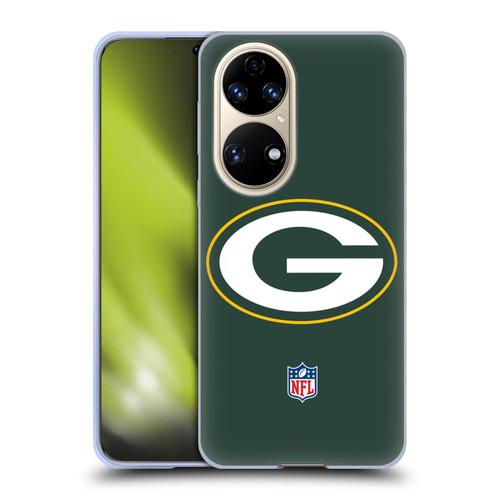 NFL Green Bay Packers Logo Plain Soft Gel Case for Huawei P50