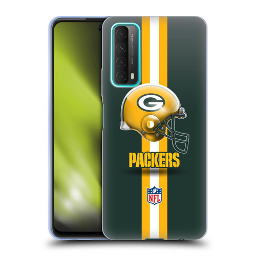 NFL Green Bay Packers Logo Helmet Soft Gel Case for Huawei P Smart (2021)