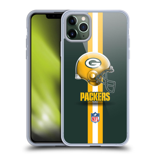 NFL Green Bay Packers Logo Helmet Soft Gel Case for Apple iPhone 11 Pro Max & MagSafe