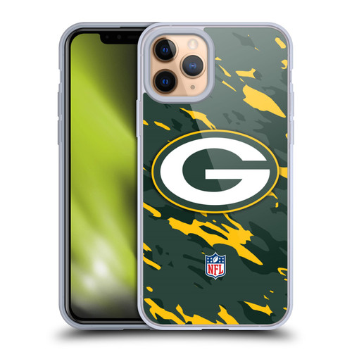 NFL Green Bay Packers Logo Camou Soft Gel Case for Apple iPhone 11 Pro & MagSafe