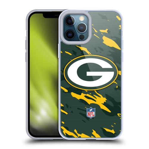 NFL Green Bay Packers Logo Camou Soft Gel Case for Apple iPhone 12 Pro Max