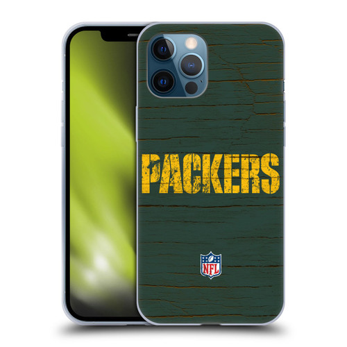 NFL Green Bay Packers Logo Distressed Look Soft Gel Case for Apple iPhone 12 Pro Max