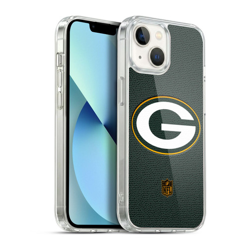NFL Green Bay Packers Logo Football Soft Gel Case for Apple iPhone 13