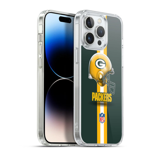 NFL Green Bay Packers Logo Helmet Soft Gel Case for Apple iPhone 13 Pro Max & MagSafe
