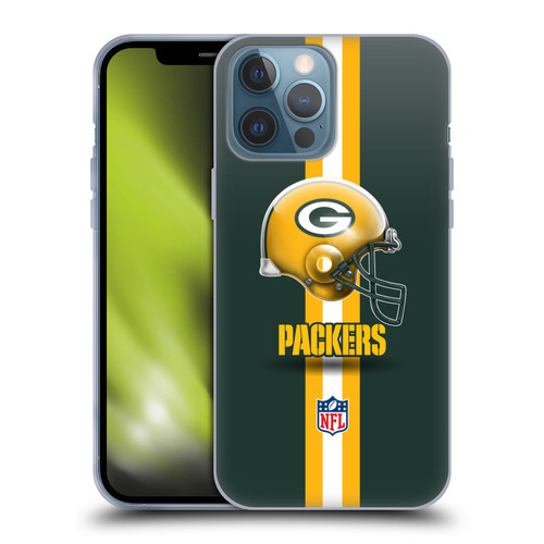 NFL Green Bay Packers Logo Helmet Soft Gel Case for Apple iPhone 13 Pro Max