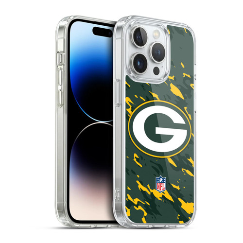 NFL Green Bay Packers Logo Camou Soft Gel Case for Apple iPhone 13 Pro & MagSafe