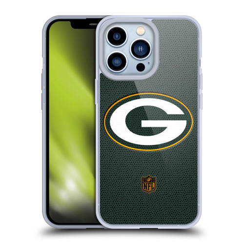 NFL Green Bay Packers Logo Football Soft Gel Case for Apple iPhone 13 Pro