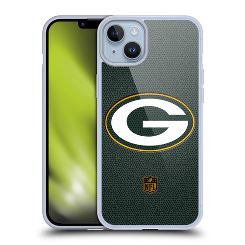 NFL Green Bay Packers Logo Football Soft Gel Case for Apple iPhone 14 Plus & MagSafe