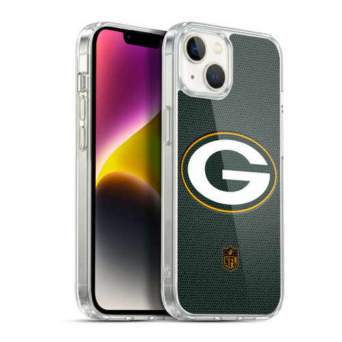 NFL Green Bay Packers Logo Football Soft Gel Case for Apple iPhone 14 Plus & MagSafe