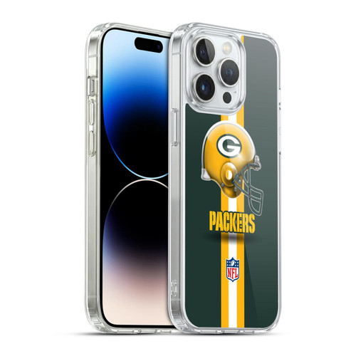 NFL Green Bay Packers Logo Helmet Soft Gel Case for Apple iPhone 14 Pro Max & MagSafe