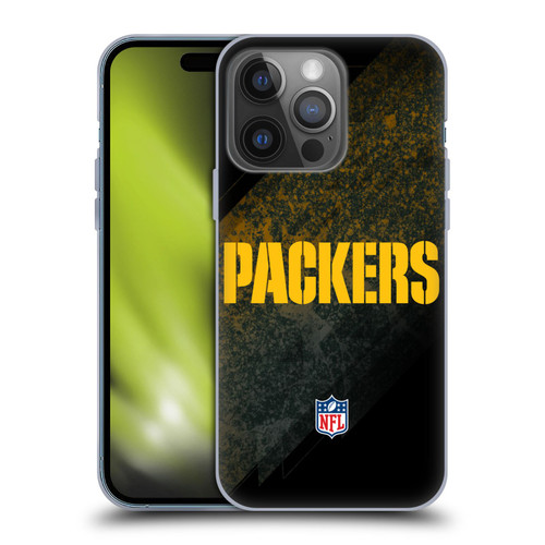 NFL Green Bay Packers Logo Blur Soft Gel Case for Apple iPhone 14 Pro