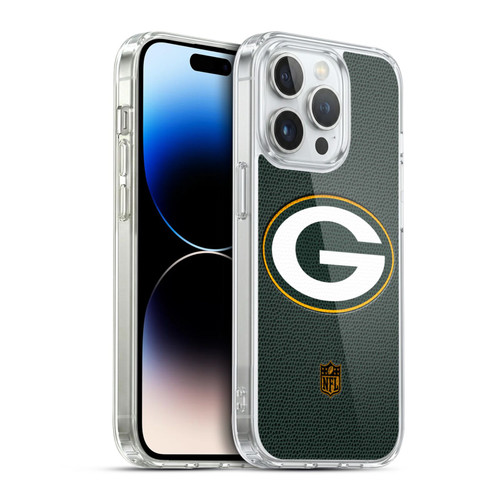 NFL Green Bay Packers Logo Football Soft Gel Case for Apple iPhone 14 Pro & MagSafe