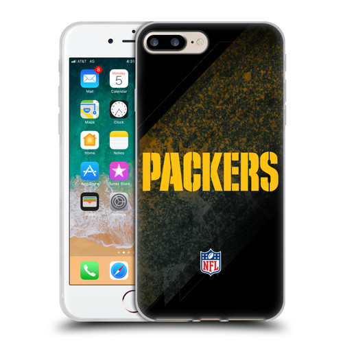 NFL Green Bay Packers Logo Blur Soft Gel Case for Apple iPhone 7 Plus / iPhone 8 Plus