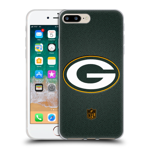 NFL Green Bay Packers Logo Football Soft Gel Case for Apple iPhone 7 Plus / iPhone 8 Plus