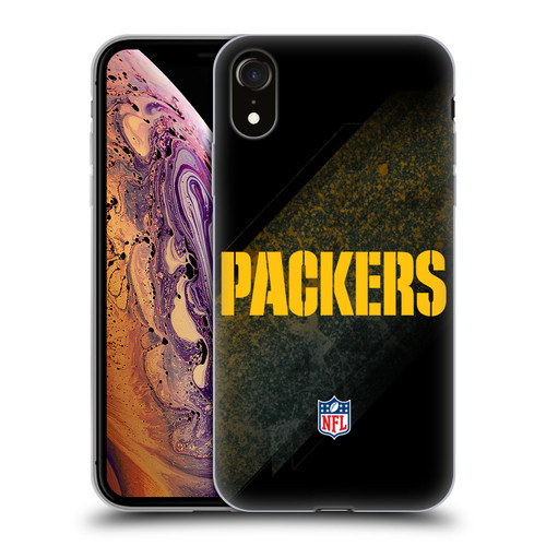 NFL Green Bay Packers Logo Blur Soft Gel Case for Apple iPhone XR