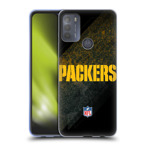NFL Green Bay Packers Logo Blur Soft Gel Case for Motorola Moto G50