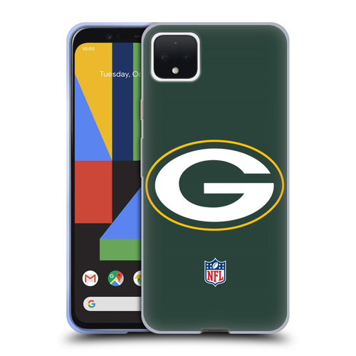 NFL Green Bay Packers Logo Plain Soft Gel Case for Google Pixel 4 XL