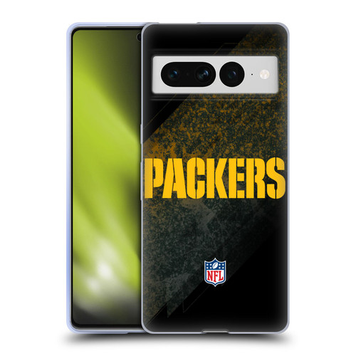 NFL Green Bay Packers Logo Blur Soft Gel Case for Google Pixel 7 Pro