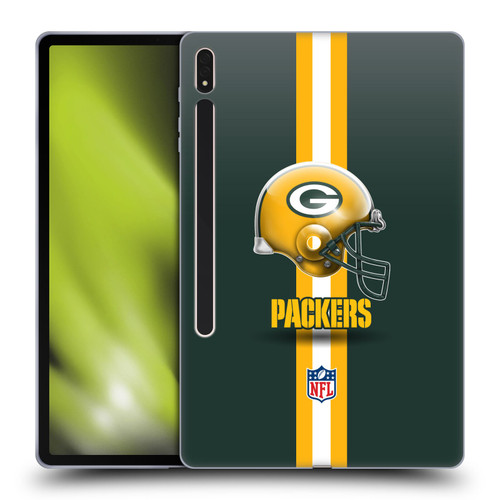NFL Green Bay Packers Logo Helmet Soft Gel Case for Samsung Galaxy Tab S8 Plus