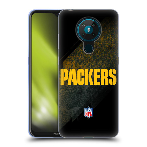 NFL Green Bay Packers Logo Blur Soft Gel Case for Nokia 5.3
