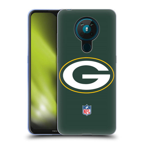 NFL Green Bay Packers Logo Plain Soft Gel Case for Nokia 5.3