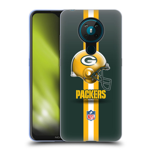 NFL Green Bay Packers Logo Helmet Soft Gel Case for Nokia 5.3