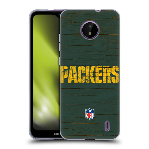 NFL Green Bay Packers Logo Distressed Look Soft Gel Case for Nokia C10 / C20
