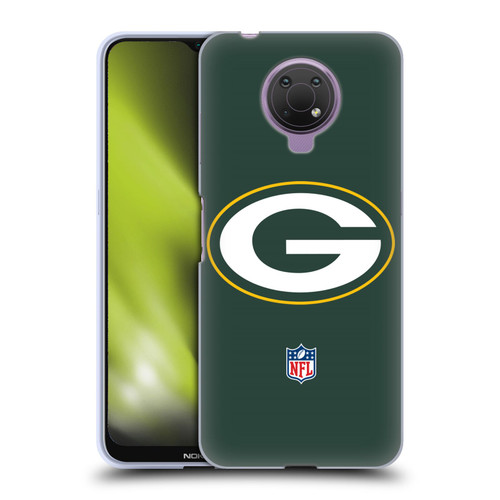 NFL Green Bay Packers Logo Plain Soft Gel Case for Nokia G10