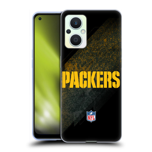 NFL Green Bay Packers Logo Blur Soft Gel Case for OPPO Reno8 Lite