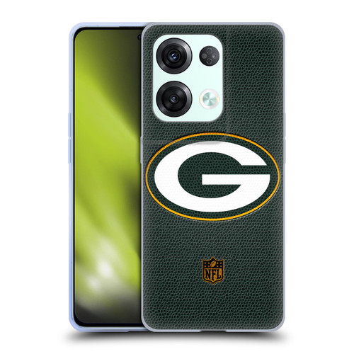 NFL Green Bay Packers Logo Football Soft Gel Case for OPPO Reno8 Pro