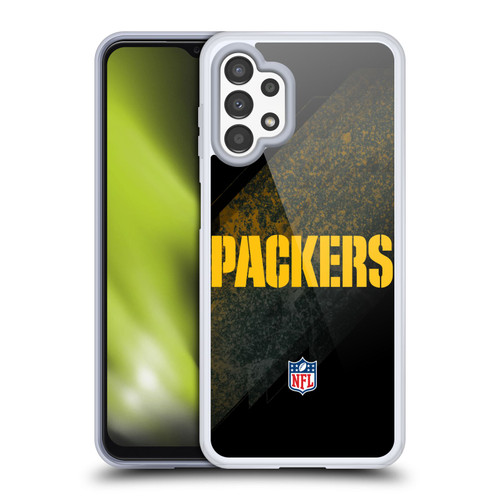 NFL Green Bay Packers Logo Blur Soft Gel Case for Samsung Galaxy A13 (2022)
