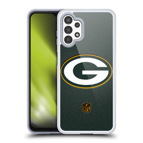 NFL Green Bay Packers Logo Football Soft Gel Case for Samsung Galaxy A13 (2022)