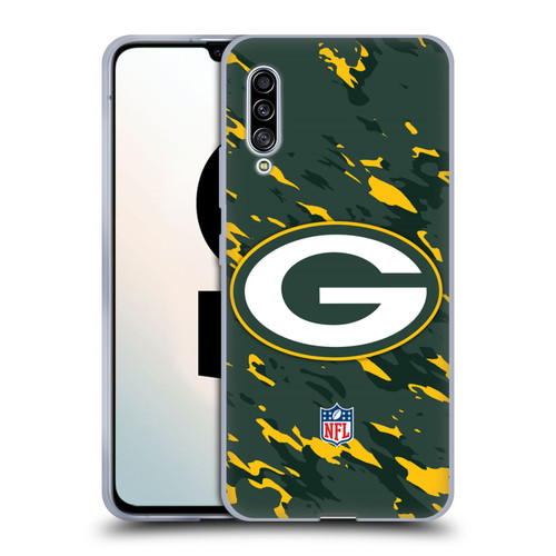 NFL Green Bay Packers Logo Camou Soft Gel Case for Samsung Galaxy A90 5G (2019)