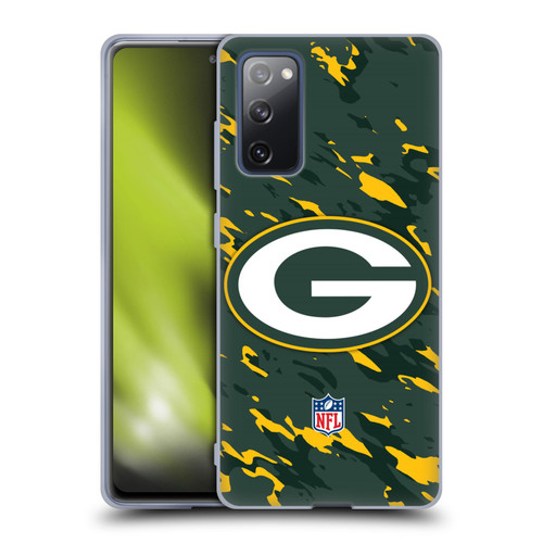 NFL Green Bay Packers Logo Camou Soft Gel Case for Samsung Galaxy S20 FE / 5G