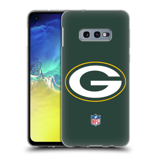 NFL Green Bay Packers Logo Plain Soft Gel Case for Samsung Galaxy S10e
