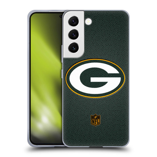 NFL Green Bay Packers Logo Football Soft Gel Case for Samsung Galaxy S22 5G